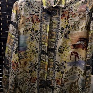 Floral Multicolor Dress Shirt